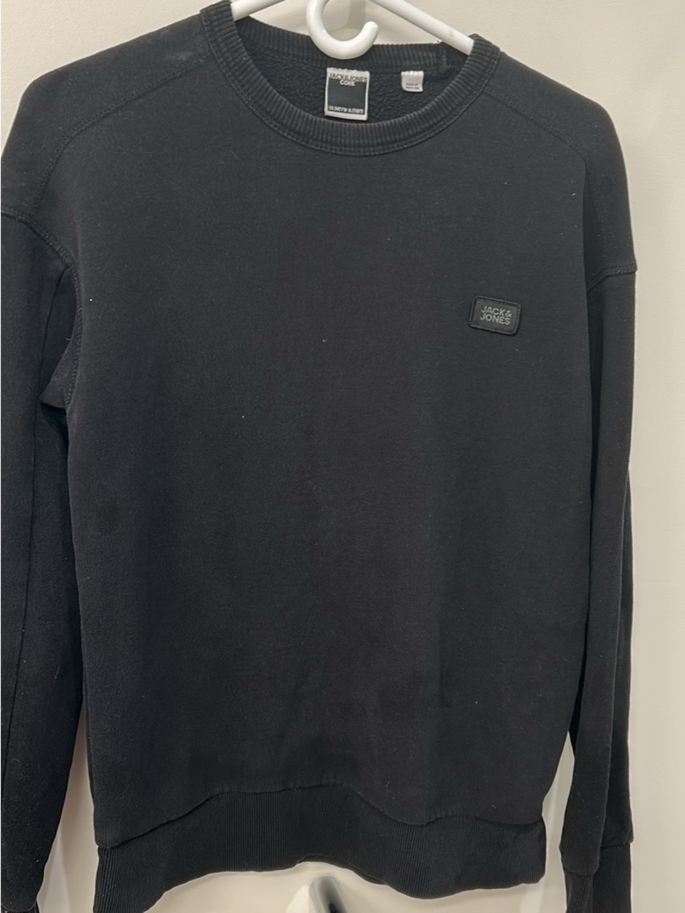 Jack & Jones Black Crewneck Sweatshirt